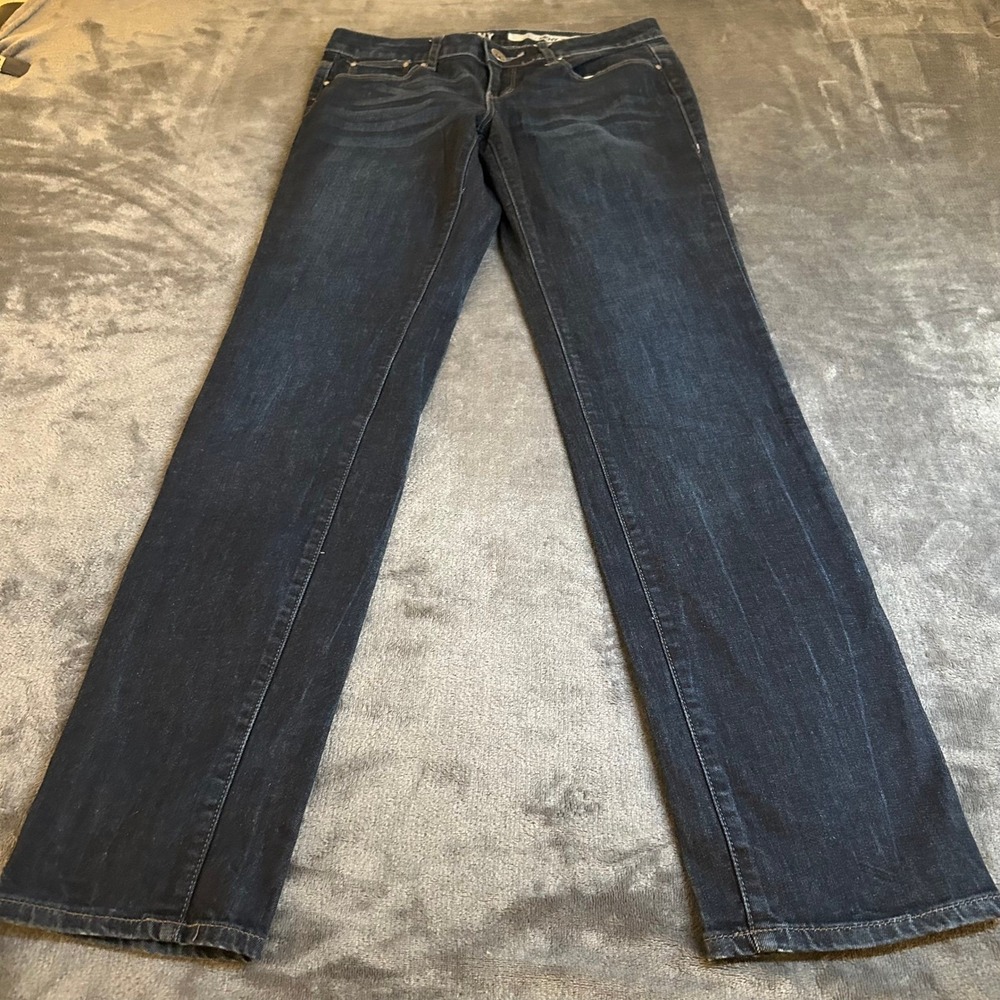 DKNY Jeans Mercer Skinny Jeans Womens Size 8 Dark Wash Blue Stretch Denim